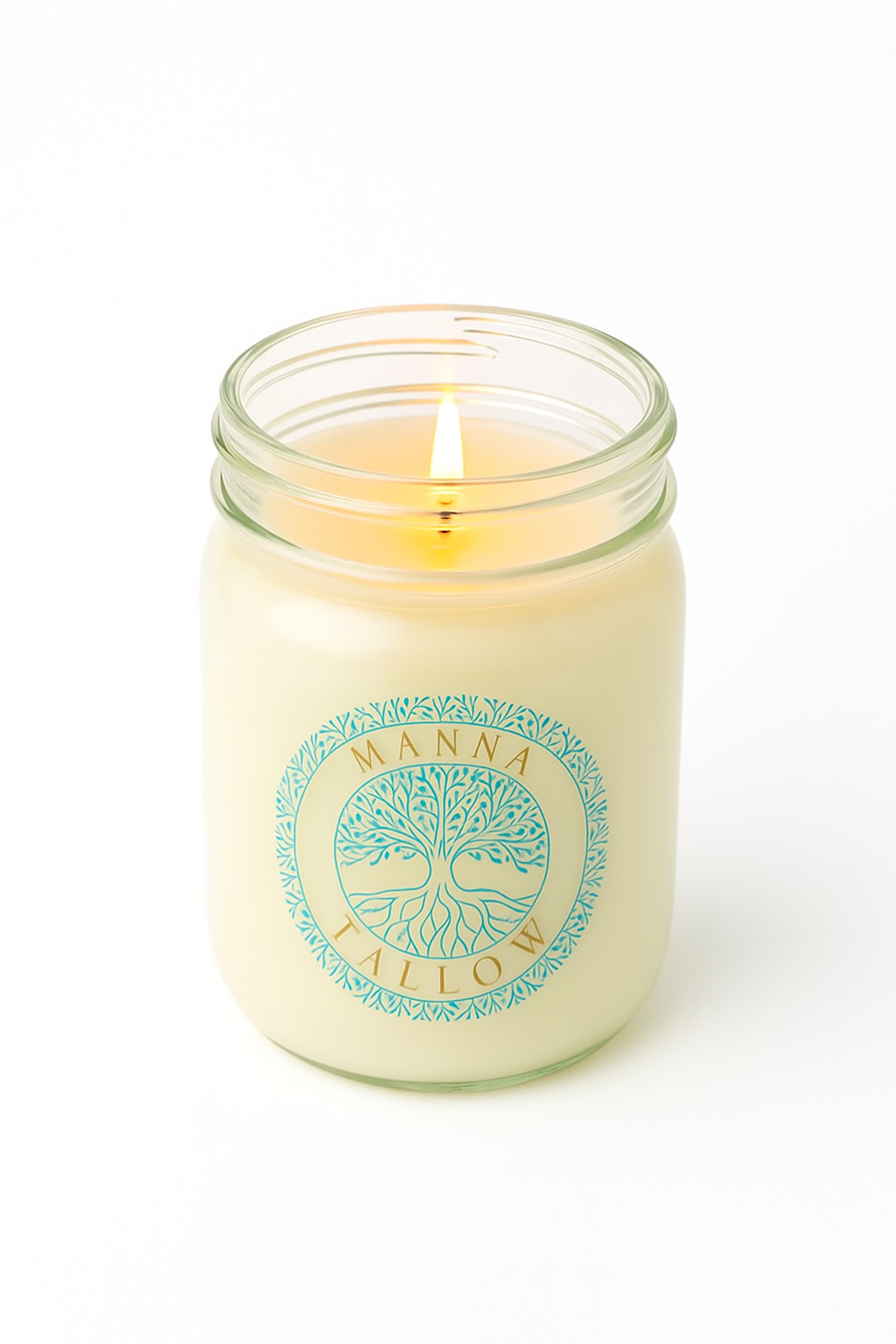 Manna Tallow Candle Hand-Crafted & Poured Artisan Candle – Fruit & Spirit