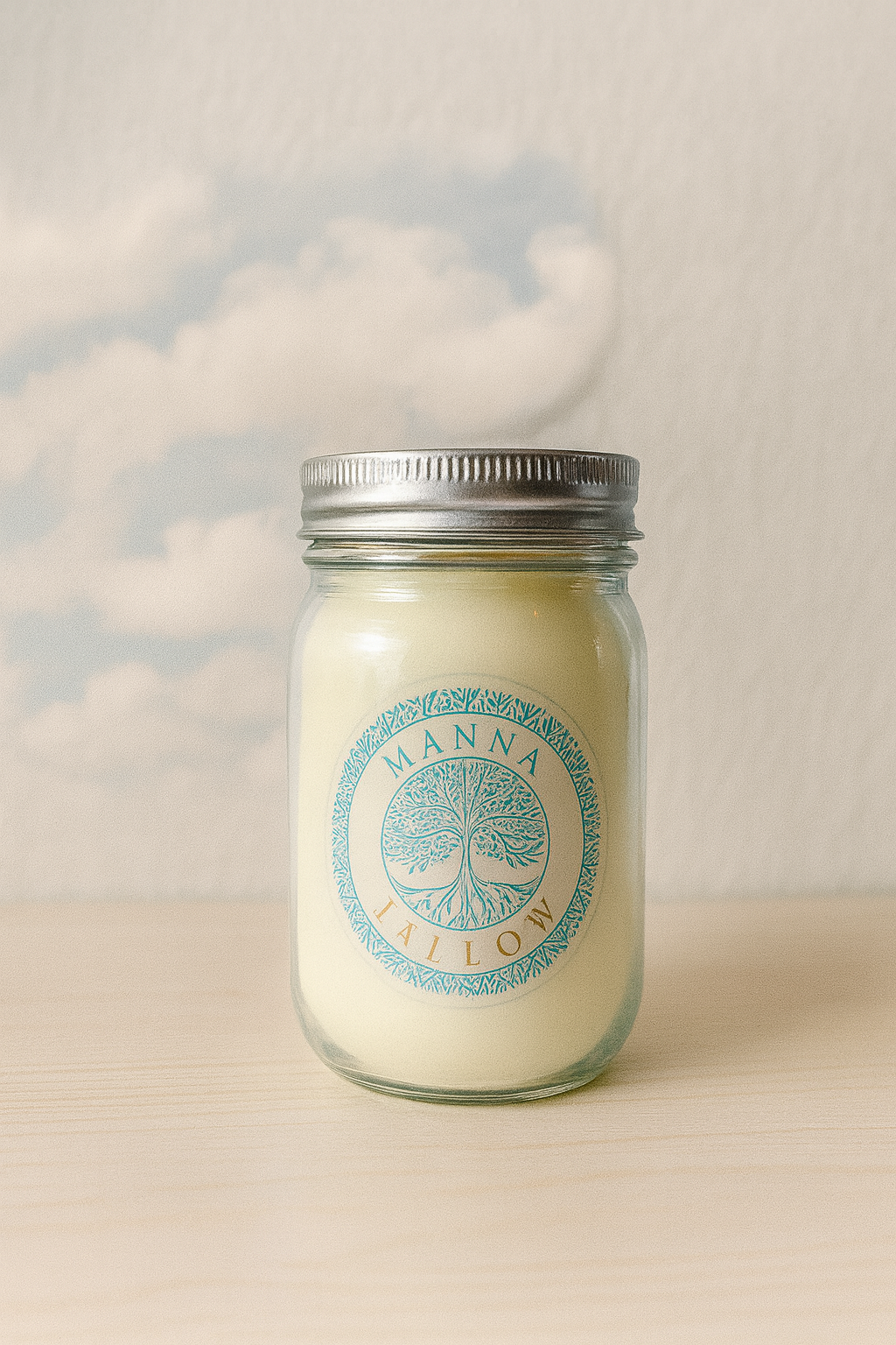 Manna Tallow Candle Hand-Crafted & Poured Artisan Candle – Shalom