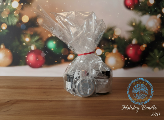 Manna Tallow Christmas Gift Set! (2oz Whipped, 1oz Revive Eye Cream, .5oz Blush)
