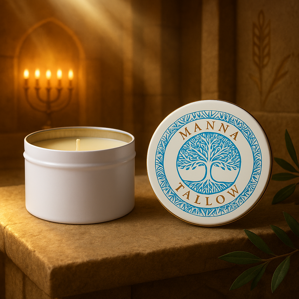 Manna Tallow Candle Hand-Crafted & Poured Artisan Candle – Glory