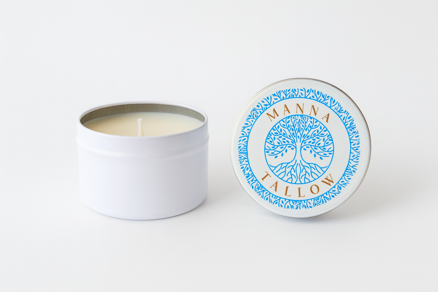 Manna Tallow Candle Hand-Crafted & Poured Artisan Candle – Fruit & Spirit