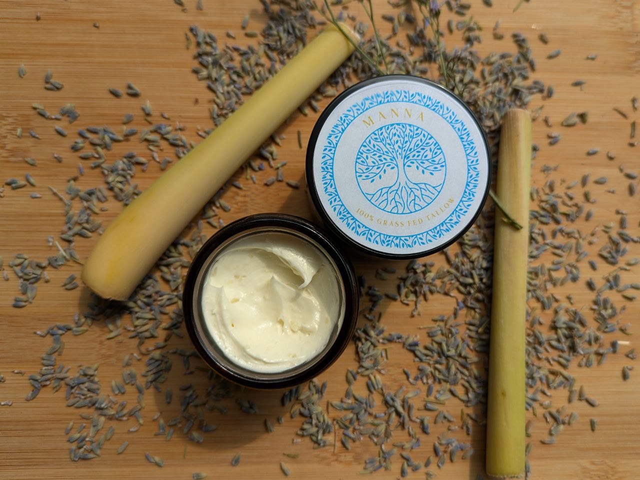 Manna Tallow Whipped Lavender & Lemongrass 2oz