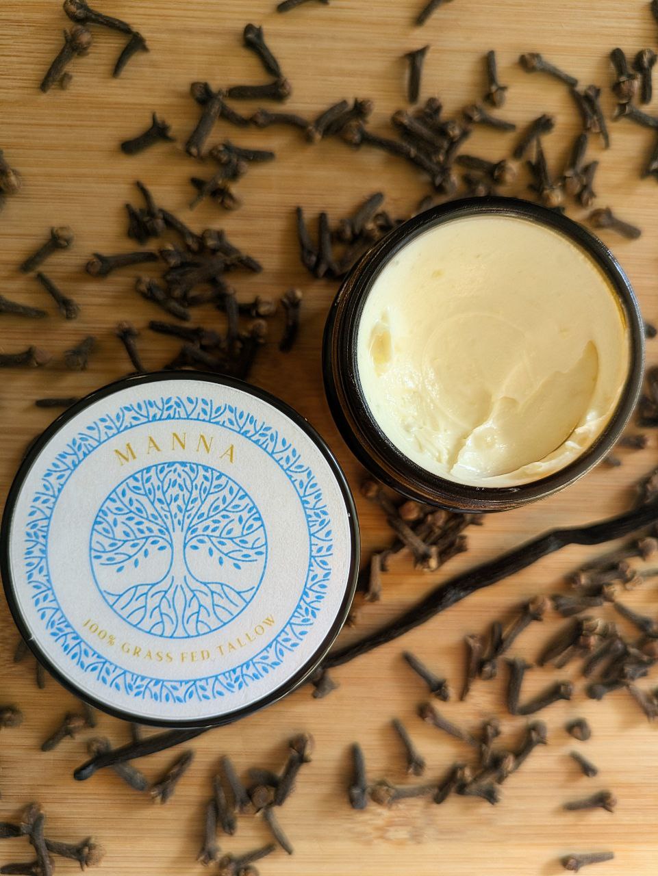 Manna Tallow Whipped Clove & Vanilla 2oz