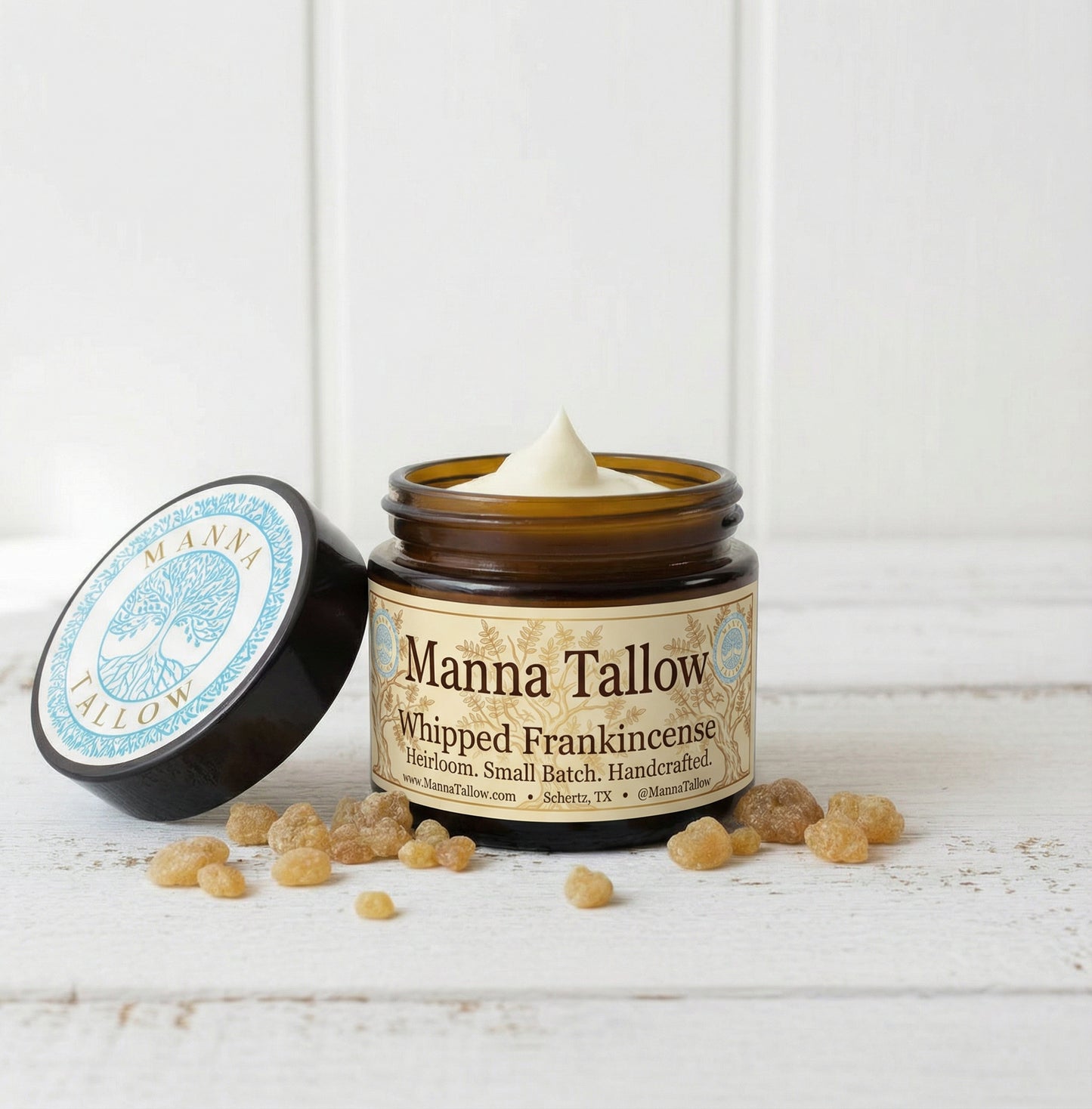 Frankincense Whipped Tallow Moisturizer – Grass-Fed Tallow for Dry & Sensitive Skin