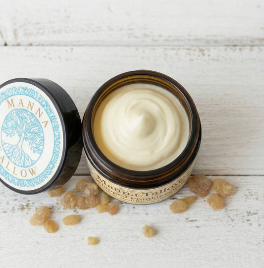 Frankincense Whipped Tallow Moisturizer – Grass-Fed Tallow for Dry & Sensitive Skin
