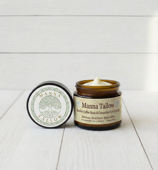 Revive Eye Cream! Whipped Tallow Infused With Cucumber & Coffee