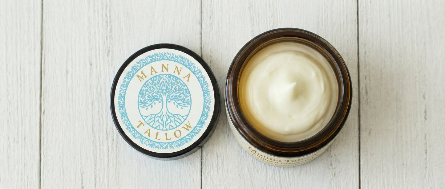 Unscented Whipped Tallow Moisturizer – Grass-Fed Tallow for Dry & Sensitive Skin