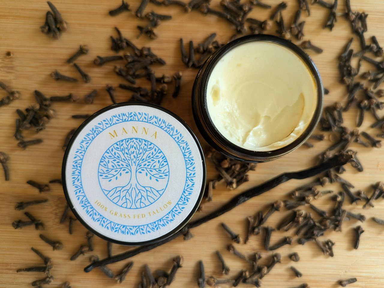 Manna Tallow Whipped Clove & Vanilla 2oz