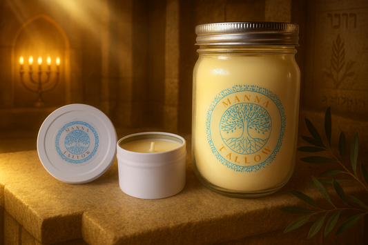 Manna Tallow Candle Hand-Crafted & Poured Artisan Candle – Glory