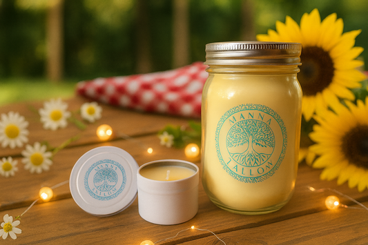 Manna Tallow Candle Hand-Crafted & Poured Artisan Candle – Fruit & Spirit