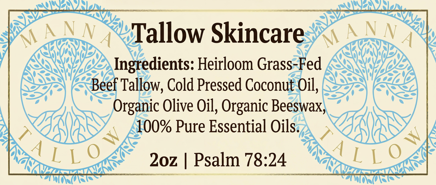 Vanilla & Clove Whipped Tallow Moisturizer – Grass-Fed Tallow for Dry & Sensitive Skin
