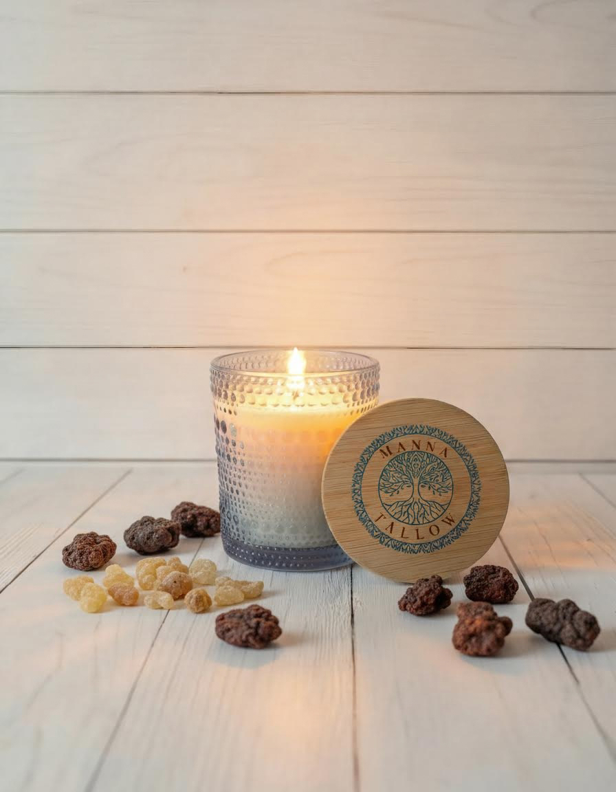 Manna Tallow Candle Hand-Crafted & Poured Artisan Candle – Glory