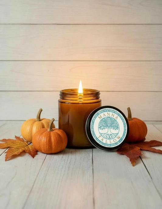 Manna Tallow Candle Hand-Crafted & Poured Artisan Candle – Harvest Glow