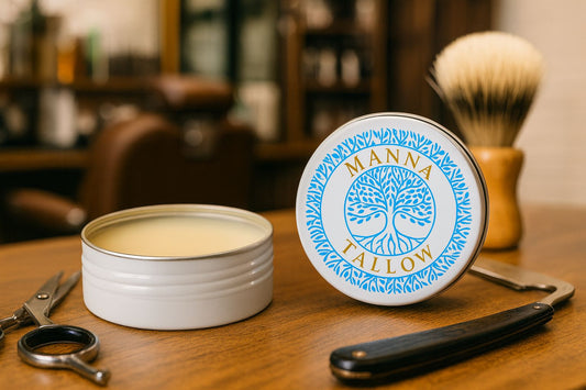 Manna Tallow Beard Balm Cedarwood 2oz