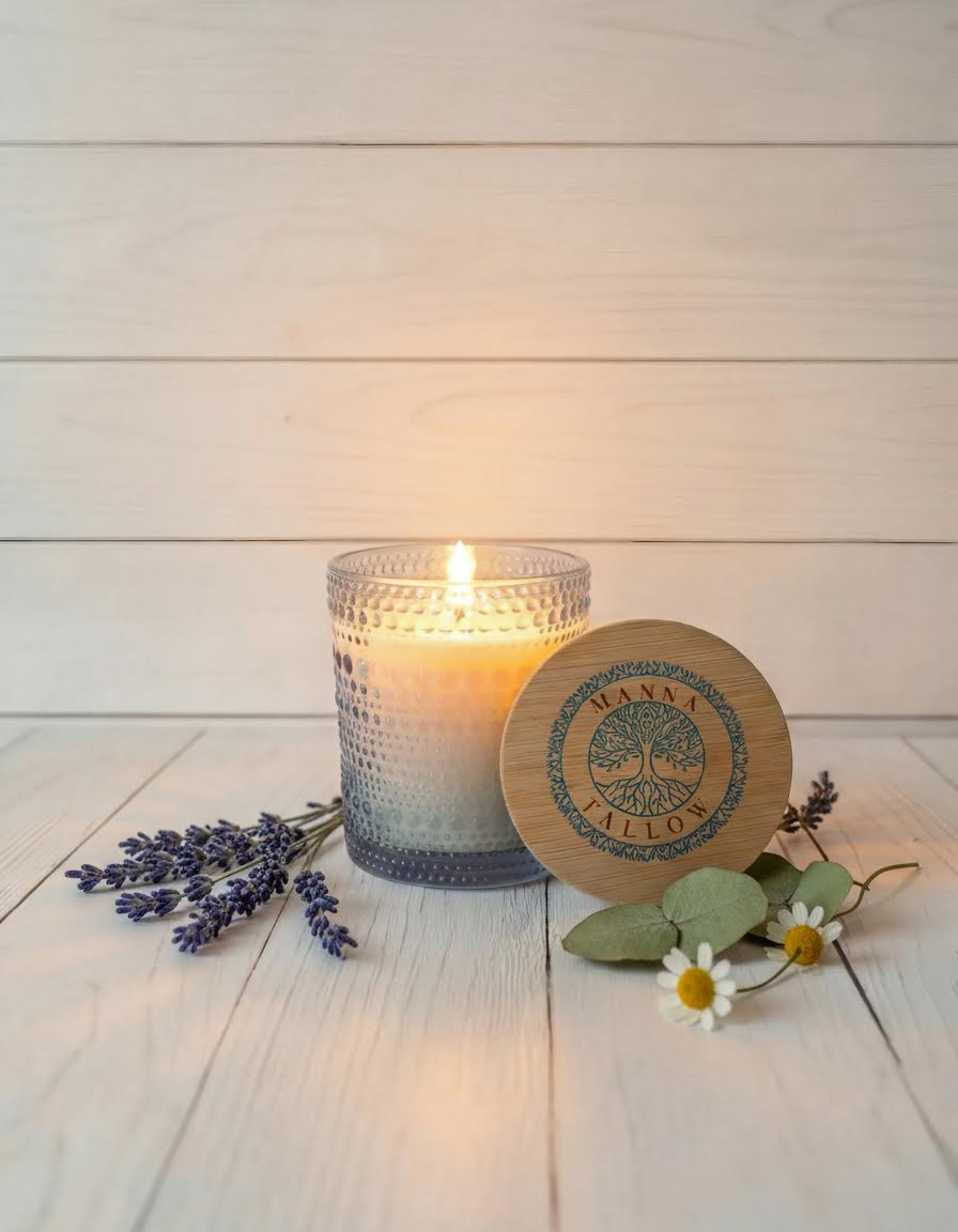 Manna Tallow Candle Hand-Crafted & Poured Artisan Candle – Shalom