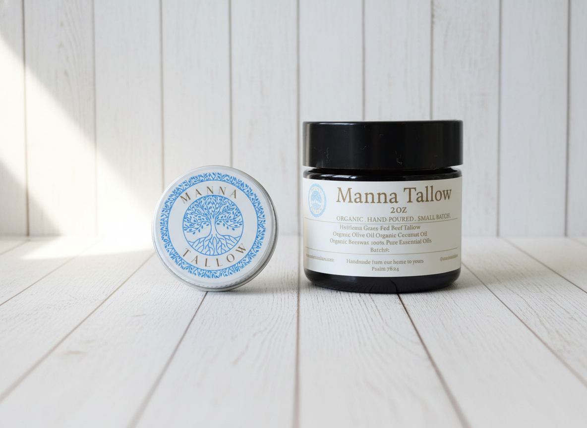 Manna Tallow Whipped Unscented 2oz