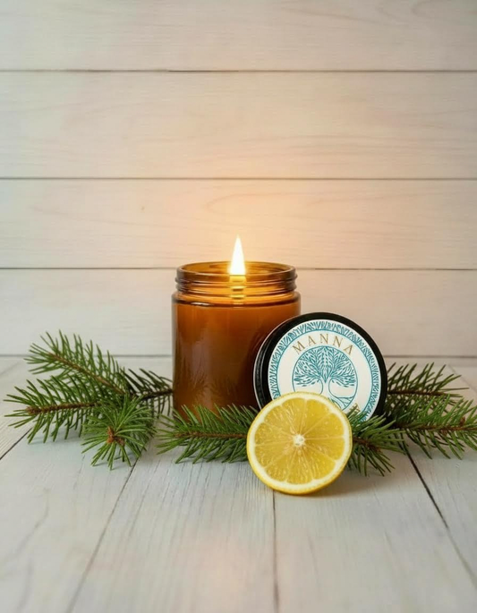 Manna Tallow Candle Hand-Crafted & Poured Artisan Candle – Tree Of Life