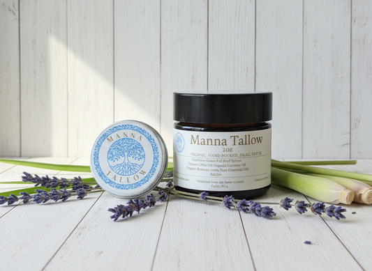 Manna Tallow Whipped Lavender & Lemongrass 2oz