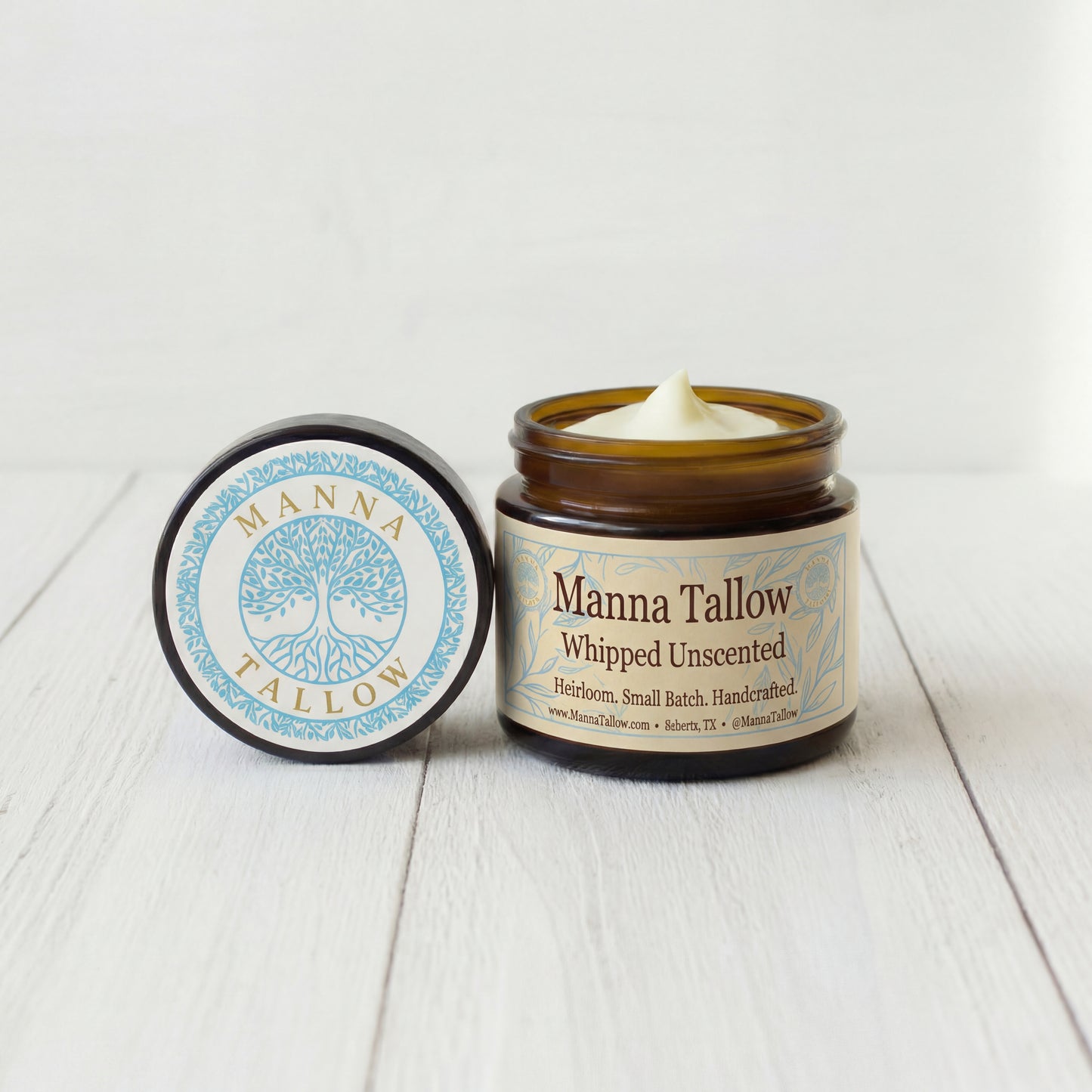 Unscented Whipped Tallow Moisturizer – Grass-Fed Tallow for Dry & Sensitive Skin