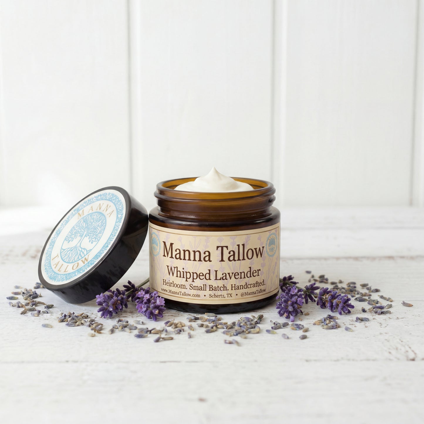 Lavender Whipped Tallow Moisturizer – Grass-Fed Tallow for Dry & Sensitive Skin